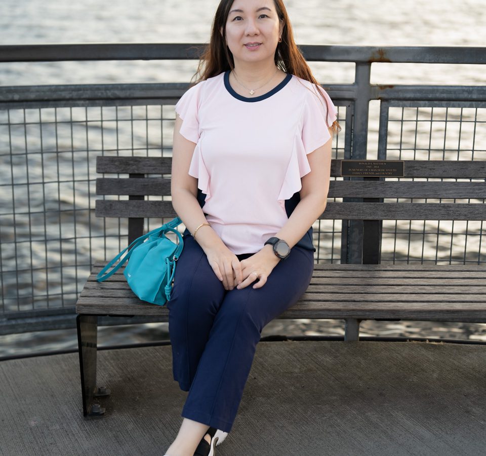 A top to make you look slim
